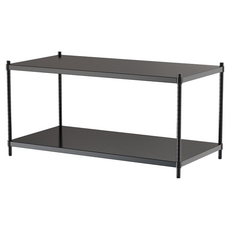 dayneeds 日需百備 極致工藝烤漆二層架, 黑色, 2層