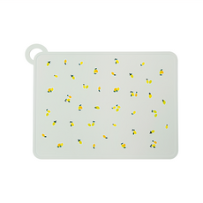 Loulou Lollipop 可掛式矽膠餐墊 - 清新檸檬, 100%食用級矽膠, 40x30公分, 1個