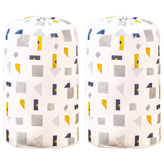 小麥購物 束口棉被收納袋 109g 3個, 85 x 45cm, 幾何, 2組