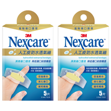 3M Nexcare 人工皮防水透氣繃 滅菌 進階傷口護理 一般型, 2盒