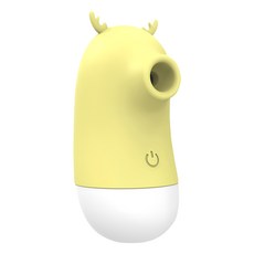 萌小鹿按摩器 97 x 45 x 55mm 92g, 黃色 + 白色, 1個