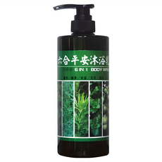 名品農產行 六合平安沐浴乳, 750ml, 植物萃取友善皮膚配方，滋潤不刺激, 1件