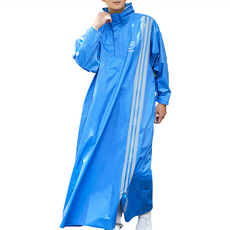 大振豐洋傘 CORVIX 疾速秒穿側開雙拉鍊雨衣，運動風格前衛設計，超強防水性能，後背擴充設計, 深藍, 3XL