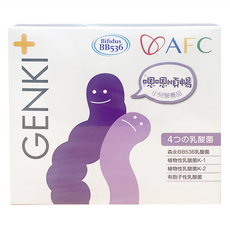 AFC GENKI+ 每日快調 1g, 1盒, 60包