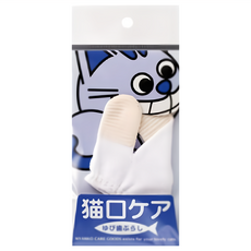 minD up 貓用指套牙刷, 1包