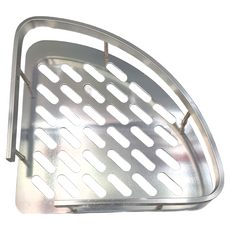 浴室置物架 三角形, 銀色, 1個