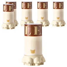 ISE MOUNT 小島嶼山 貓咪旅行攜帶型清潔皂, 洗衣刷頭, TPR刷頭, 旋轉式出皂, 好拿好握清潔設計, 90g, 6個