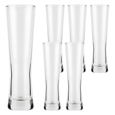 Ocean Glass 大都會啤酒杯 透明色 410ml, 6個