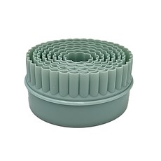 焙蒂絲8入 多尺寸波浪餅乾模具組 烘焙輕鬆上手, 1入