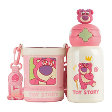 BEDDYBEAR 杯具熊 星辰雙飲保溫杯, 王冠草莓熊, 600ml, 1個