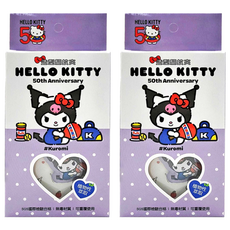 Hello Kitty 三麗鷗造型驅蚊夾 酷洛米 50週年款 直徑4.3~5.4cm, 20g, 2盒