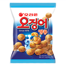 ORION 好麗友 魷魚花生球, 98g, 3包