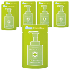 KUMANO 熊野油脂 藥用泡泡洗手乳補充包，含玻尿酸成分，弱酸性親膚，日本進口, 200ml, 6件