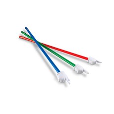 Learning Resources 趣味手指指示棒3支組, 60cm, 塑膠製, 提升孩子注意力, 紅色+藍色+綠色, 1組