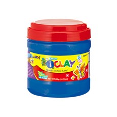 AMOS 阿摩司 400g 罐裝 超輕黏土, 藍色, 1罐