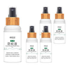 HUKUROU 福來朗 天然草本防蚊液 80ml, 嬰兒和六個月以上幼童皆可用, 5瓶