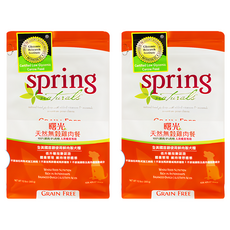 曙光Spring 全齡犬 天然雞肉餐食 狗飼料 低升糖 全人用級食材製成 不添加防腐劑, 無穀雞肉, 300g, 2袋
