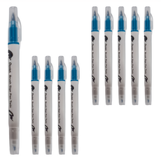 Pentel 飛龍文具 雙頭柔繪筆 Brush Sign Pen Twin, 1色, 1盒