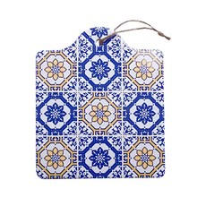 Hikari 日光生活 波蘭陶瓷鍋墊 隔熱防燙 廚房餐桌裝飾 精美陶瓷工藝 易於清潔, 1入, 彩繪