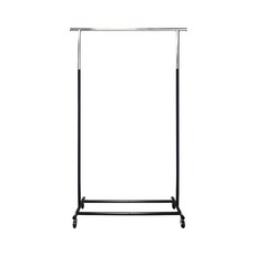 Steel Tycoon 鋼鐵力士 全鐵單桿衣架 99x42x158公分, 黑色