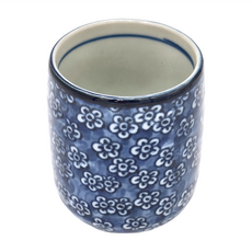湯吞杯 日本製, 藍染千花, 1個