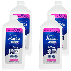 LION 獅王 CHARMY Magica 洗碗精 白玫瑰 530ml, 除菌速乾 洗淨, 4瓶