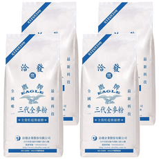洽發 鷹牌 三代全麥粉 全穀粒超微細粉, 1kg, 4包