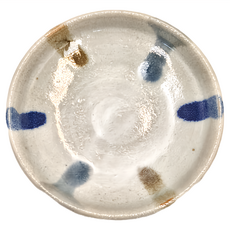 佐和陶瓷 三彩十草珍味碟 50mL容量 適用溫度-30°C~100°C 日本產, 1個