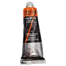 MaIMeRI 美利 BRERA 超細緻壓克力顏料 S2 M0806201 201IRIDESCENT COPPER 珠光銅, 60ml, 1色