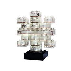 LIGHT STAX 小顆粒系列 亮亮積木 聲控版, 多色, 1組