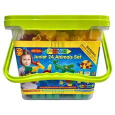 Morphun 積木 24種動物 252個 Set 4歲以上, 1盒, Multicolor