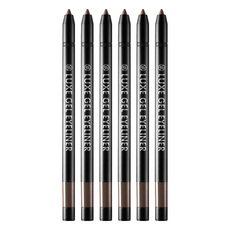 RiRe LUXE 防水不暈染 亮采旋轉式眼影眼線膠筆, Dark Brown, 6件