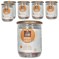 Medolly 蜜思朵 冰糖菊花枸杞金盞花茶 Set 草本金三角 台灣製造, 17g, 12顆, 6罐