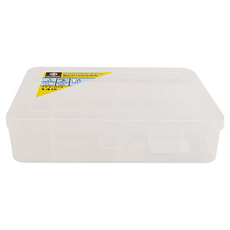 KEYWAY 聯府 看的見14格收納盒, 3個, 透明色