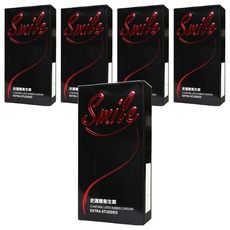 Smile 史邁爾 衛生套 顆粒型, 12個, 5盒
