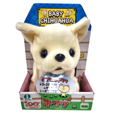 IWAYA 電池動力玩具,吉娃娃, 米色, 1個, 14.4cm