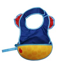 b.box 迪士尼 旅行圍兜袋 含矽膠軟湯匙, 白雪, 1個