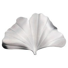 SALUS 佐藤金屬 銀杏筷架 64 x 41 x 6mm, 銀色, 1個