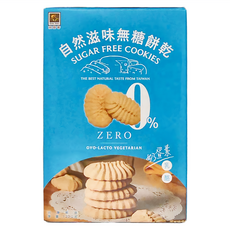 Home Bake 烘焙客 無糖餅乾 自然滋味 奶蛋素, 120g, 1盒