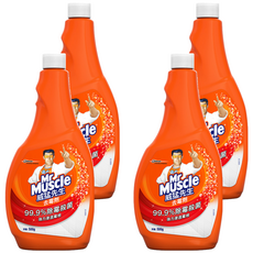 Mr Muscle 威猛先生 去霉劑 補充瓶, 99.9%除霉殺菌 強力渗透霉根, 500g, 4瓶
