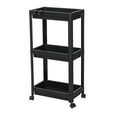 多用途三層架 透氣防水, 黑色