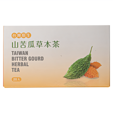 大雪山農場 山苦瓜草本茶, 20包, 3g, 1盒