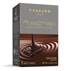 CARRARO Olandesino Cacao 香濃甜蜜巧克力即溶可可粉隨身包 不含麩質, 5包, 25g, 1盒