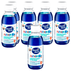 dm Dontodent 兒童學習刷牙漱口水, 溫和不辛辣 不刺激口腔黏膜, 200ml, 6瓶