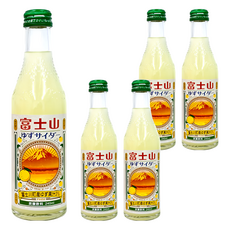 木村飲料 富士山柚子風味汽水, 富士川町產柚子果汁3%, 240ml, 5瓶