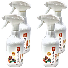 DAWOKO 木酢達人 廚房清潔噴霧 無添加石化溶劑, 450g, 4瓶