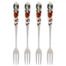 THE LEONARDO COLLECTION Anthina Forks S4 叉子四入組, 陶瓷+不鏽鋼材質, 1組