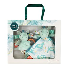 Mary Meyer 蜜兒 經典禮盒 手搖鈴+安撫巾 魔法小飛龍 0歲以上適用, 1盒