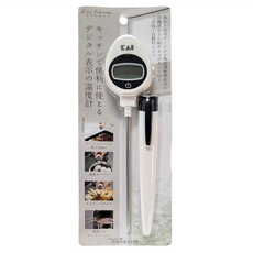 KAI 貝印 House 電子溫度計 DH-7312 黑色 數位顯示 精準測量, 1個
