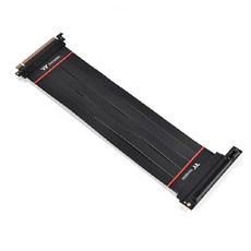 thermaltake 曜越 Premium PCI-E 4.0 延長線 配備垂直轉接器 300mm, 1個